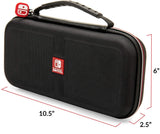 Nintendo Switch Carrying Case – Protective Deluxe Travel Case – Black Ballistic Nylon Exterior – Official Nintendo Licensed Product