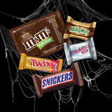 SNICKERS, TWIX, MILKY WAY, 3 MUSKETEERS & Milk Chocolate M&M'S Halloween Candy Bars