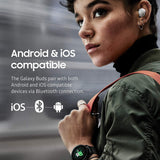 Samsung Galaxy Buds, Bluetooth True Wireless Earbuds (Wireless Charging Case Included), Silver - US Version with Warranty