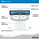 Midland - WR120B/WR120EZ - NOAA Emergency Weather Alert Radio - S.A.M.E. Localized Programming