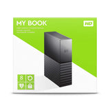 WD 8TB My Book Desktop External Hard Drive, USB 3.0 - WDBBGB0080HBK-NESN
