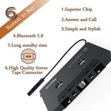 Arsvita Car Audio Bluetooth Cassette Receiver, Tape Player Bluetooth 5.0 Cassette Aux Adapter