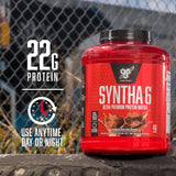 BSN SYNTHA-6 Whey Protein Powder, Micellar Casein, Milk Protein Isolate, Chocolate Milkshake, 48 Servings (Packaging May Vary)