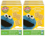 Earth's Best Organic Sesame Street Toddler Letter of the Day Cookies, Very Vanilla, 5.3 oz. Box (Pack of 6)