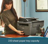 Brother Monochrome Laser Printer, Compact All-In One Printer, Multifunction Printer, MFCL2710DW, Wireless Networking and Duplex Printing