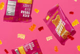 SmartSweets Gummy Bears Fruity 1.8 Oz Bags (Box Of 12), Candy With Low-Sugar (3g) & Low Calorie (90)