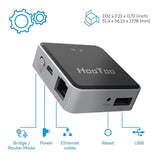 HooToo Wireless Travel Router, USB Port, High Performance- TripMate Nano (Not a Hotspot)