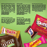 M&M'S, SNICKERS, TWIX, STARBURST & SKITTLES Halloween Chocolate Candy Fun Size & Minis