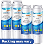 ICEPURE UKF8001 Replacement Refrigerator Water Filter -  4 Pack