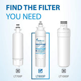 FilterLogic NSF 53&42 Certified ADQ73613401 Refrigerator Water Filter