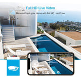 Outdoor Security Camera, Wansview 1080P Wireless WiFi Home Surveillance Waterproof Camera with Night Vision, Motion Detection, Remote Access-W4-2PACK