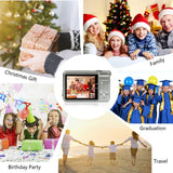 HD Mini Digital Cameras for Kids Teens Beginners,Point and Shoot Digital Video Cameras-Birthday&Christmas Gift