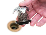 TubShroom Ultra Revolutionary Bath Tub Drain Protector Hair Catcher/Strainer/Snare, Stainless Steel