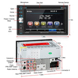 BOSS Audio BV9358B Car DVD Player - Double Din, Bluetooth Audio and Calling, 6.2 Inch LCD Touchscreen Monitor, MP3 Player, CD, DVD, Wma, USB, SD