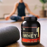 OPTIMUM NUTRITION GOLD STANDARD 100% Whey Protein Powder, Vanilla Ice Cream, 5 Pound
