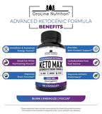 Keto Pills - (2 Pack | 120 Capsules) Advanced Keto Burn Diet Pills with MCT Oil Powder - Best Exogenous Ketones BHB Supplement