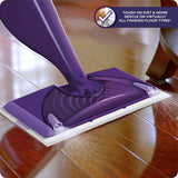 Swiffer WetJet Hardwood and Floor Spray Mop Cleaner Starter Kit, Includes: 1 Power Mop, 5 Pads, Cleaner Solution, Batteries