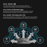 D-Link Exo AC2600 MU-Mimo Wi-Fi Router – 4K Streaming and Gaming with USB Ports, 4x4 Dual Band Wireless Router