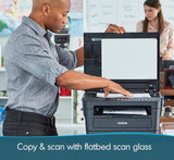 Brother Compact Monochrome Laser Printer, HLL2395DW, Flatbed Copy & Scan, Wireless Printing, NFC, Cloud-Based Printing & Scanning,