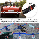 LeeKooLuu Backup Camera and Monitor Kit HD 720P Easy Installation for Cars,Trucks,Pickups Waterproof Night Vision Rear/Front View Camera