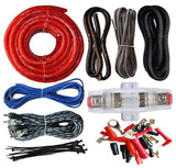 SoundBox Connected 4 Gauge Amp Kit Amplifier Install Wiring Complete 4 Ga Installation Cables 2200W