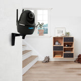Reolink WiFi Camera Indoor 4MP HD PT Baby Monitor, 2.4/5 GHz Wireless Cameras for Home Security with Pan Tilt, Night Vision, Two Way Audio Black