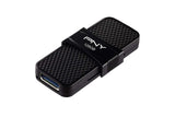 PNY Duo Link OTG 128GB Micro USB Drive, Up to 130MB/S – P-FD128OTGSLMB-GE