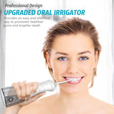 Water Flosser Professional Cordless Dental Oral Irrigator - Portable and Rechargeable IPX7 Waterproof 3 Modes Water Flossing