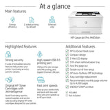 HP LaserJet Pro M404dn Monochrome Laser Printer with Built-In Ethernet & Double-Sided Printing (W1A53A) - Ethernet Only