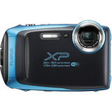 Fujifilm FinePix XP130 Shock & Waterproof Wi-Fi Digital Camera (Sky Blue) with 32GB Card + Battery + Cases + Float Strap + Selfie Stick + Kit