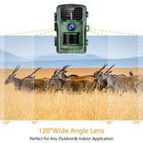 TOGUARD Trail Camera 14MP 1080P Game Hunting Cameras with Night Vision Waterproof 2.4" LCD IR LEDs Night Vision Deer Cam Design