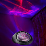 SOAIY Aurora Night Light Projector and Sleeping Soothing White Noise Sound Machine for Baby, Kids, Adults with Bluetooth 4.1, Timer, Remote