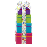 Broadway Basketeers Gift Tower, Happy Birthday Wishes