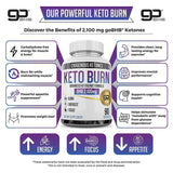 Keto Pills - 3X Dose (2100mg | 90 Capsules) Advanced Keto Burn Diet Pills - Best Exogenous Ketones BHB Supplement - Max Strength Formula