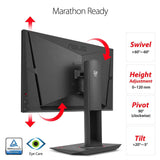 Asus ROG Swift PG279QZ 27" WQHD 1440P IPS 165Hz DP HDMI Ergonomic Eye Care G-Sync Gaming Monitor
