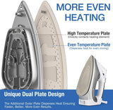 Beautural 1800-Watt Steam Iron with Digital LCD Screen