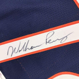 Autographed/Signed William Perry The Refrigerator Chicago Blue Football Jersey