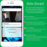 Arlo Pro 2 - Wireless Home Security Camera System with Siren | Rechargeable, Night vision, Indoor/Outdoor, 1080p, 2-Way Audio 3 camera kit (VMS4330P)