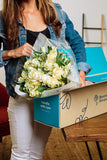 Benchmark Bouquets Elegance Roses and Alstroemeria, With Vase (Fresh Cut Flowers)