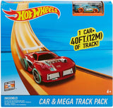 Hot Wheels Car & Mega Track Pack