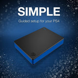 Seagate Game Drive 4TB External Hard Drive Portable HDD – Compatible with PS4 (STGD4000400)