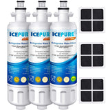 ICEPURE Refrigerator Water Filter and Air Filter (3 Pack)