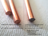Dowsing Rod Copper -Solid Material 99% - Ghost Hunting, Divining Water, Gold, Buried Items, etc. Instructions and Bonus Pendulum