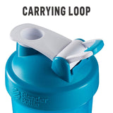 BlenderBottle Classic Loop Top Shaker Bottle, 28-Ounce, Aqua/Aqua
