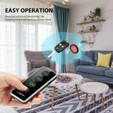 Key Finder, Esky Wireless Rf Item Locator Item Tracker Support Remote Control, 1 RF Transmitter and 4 Receivers - Wireless Key Rf Locator