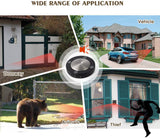 1/2 Mile Long Range Solar Wireless Driveway Alarm Outdoor Weather