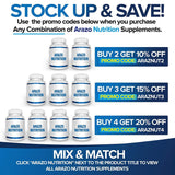 Omega 3 Fish Oil 2250mg - High EPA 1200MG + DHA 900MG Triple Strength Burpless Capsules - Arazo Nutrition (120 Count)