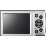 Canon PowerShot ELPH 180 20MP 8X Zoom Digital Camera (Silver) + 32GB Card + Reader + Case + Accessory Bundle