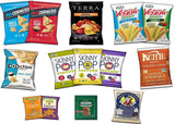 Healthy Snacks Care Package - Variety Assortment of Popcorn, Chips, Nuts, Bars, Fruit Snacks (40 Count)