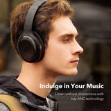 TaoTronics Active Noise Cancelling Headphones [Upgraded] Bluetooth Headphones SoundSurge 60 Over Ear Headphones Wireless Headphones Deep Bass